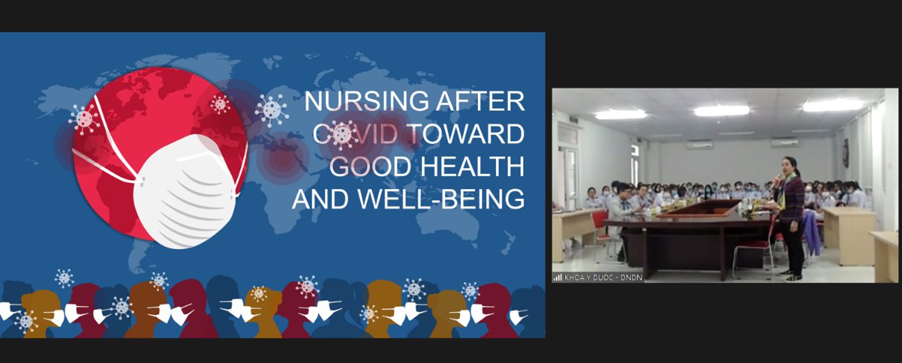 【いちかんダイバーシティ看護開発センター国際交流グループ主催】　「Nursing after COVID and Toward to Good Health and Well-being」をテーマに、ダナン大学（ベトナム）とオンライン交流会を行いました。（2023.1.5）