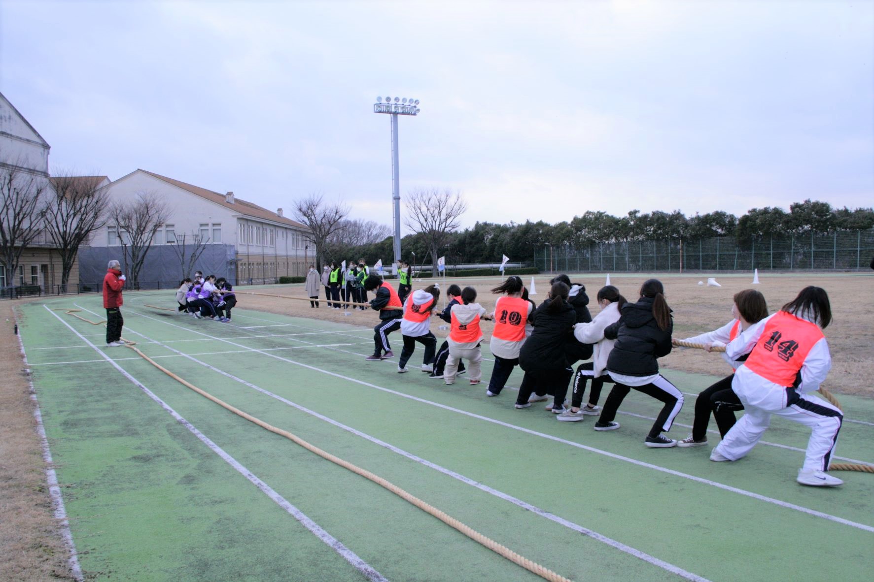 1年生授業「健康・体力・スポーツ演習」にて運動会を企画・実施しました！