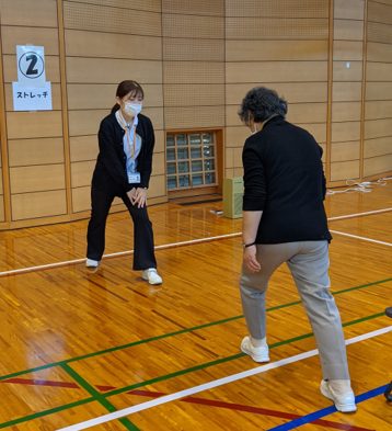 公衆衛生看護活動論Ⅱ：まちの保健室「生活体力を測ってみませんか」