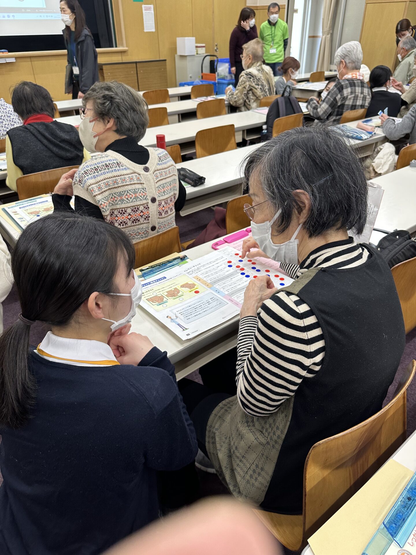地域の皆さんとフレイルチェック会