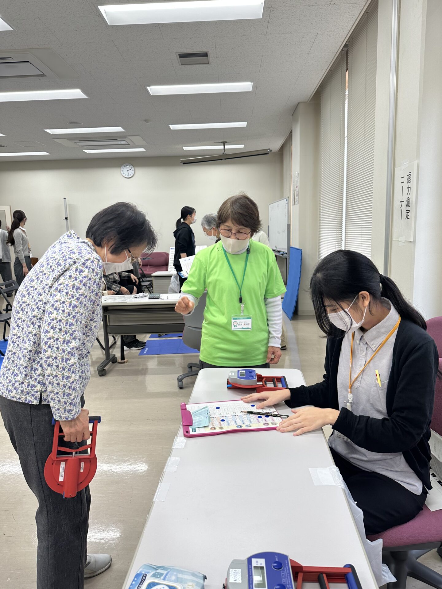 地域の皆さんとフレイルチェック会