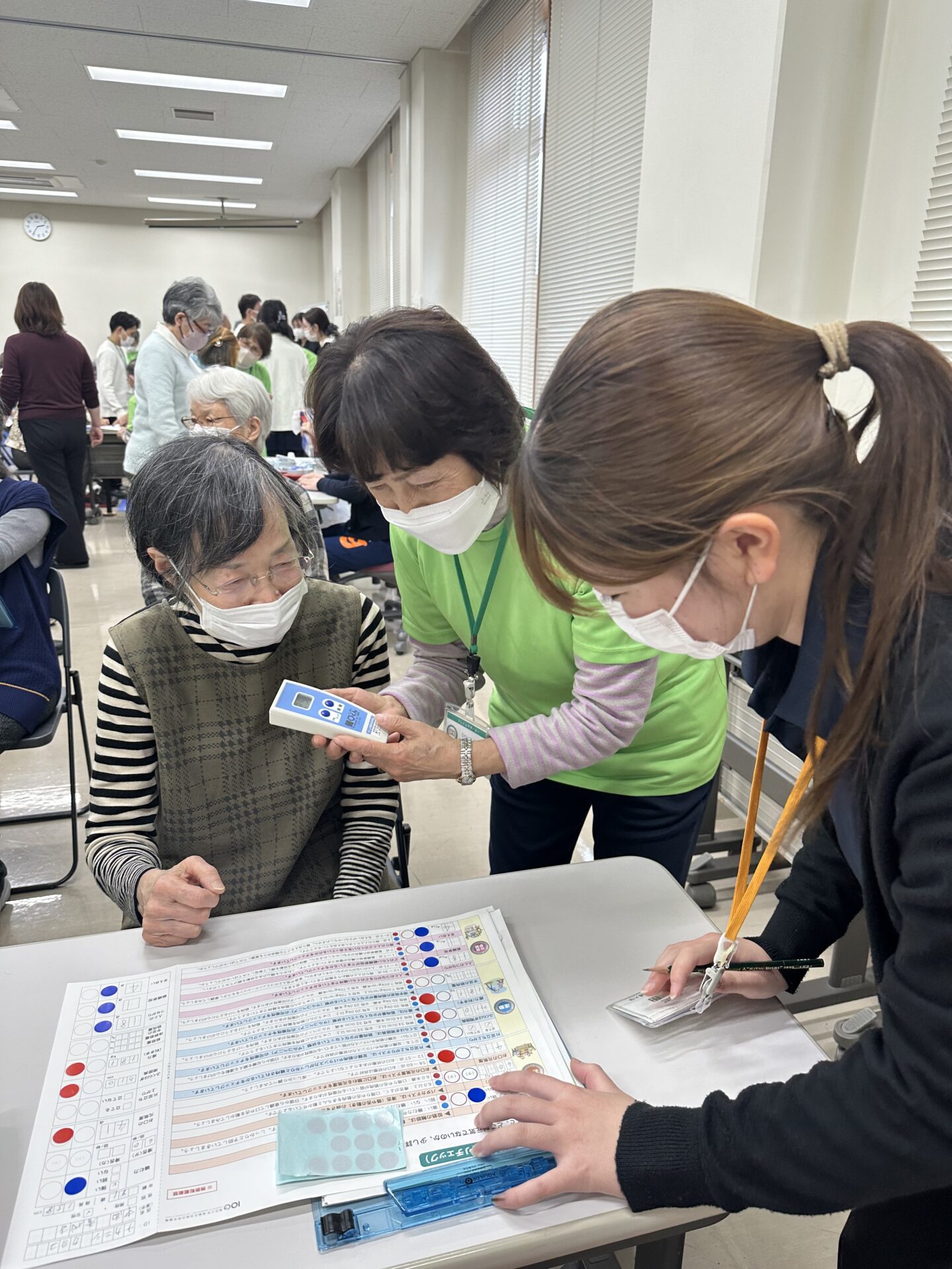 地域の皆さんとフレイルチェック会